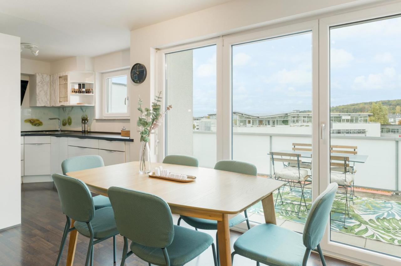 Design-Apartment - Kueche - Dachterrasse - Zentral Leinfelden-Echterdingen Eksteriør billede