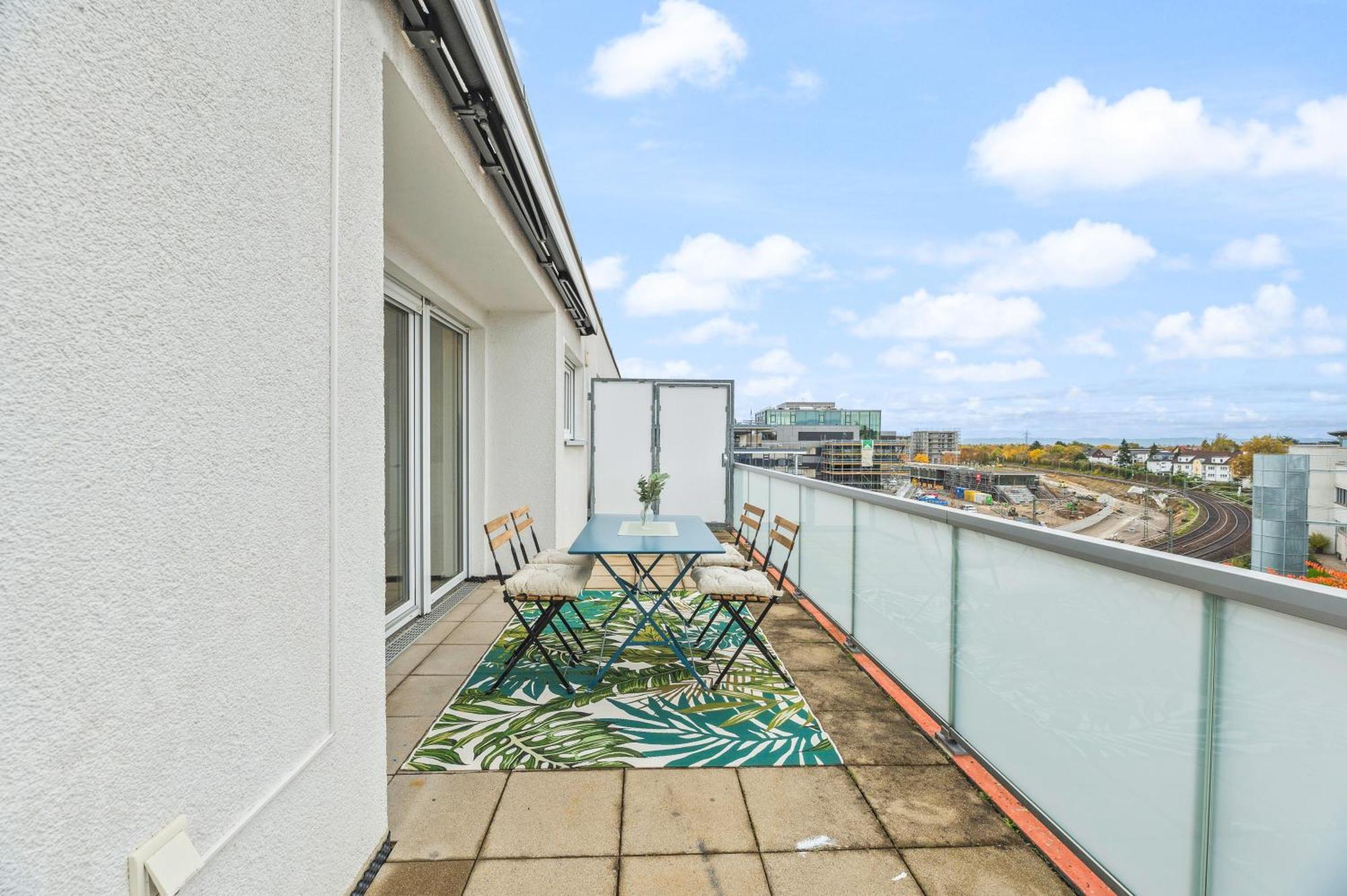 Design-Apartment - Kueche - Dachterrasse - Zentral Leinfelden-Echterdingen Eksteriør billede